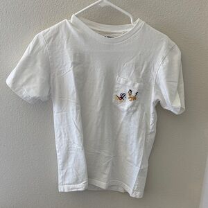 Uniqlo x Disney White T-Shirt with Mickey and Pluto